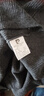 皮爾卡丹（pierre cardin）歐貨秋冬新款木耳蕾絲領(lǐng)針織衫女半高領(lǐng)抽條顯瘦套頭毛衣衫打底衫 灰色 M 建議80-110斤 曬單實(shí)拍圖