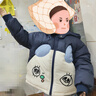 馬·拉?。∕.Latin）馬拉丁童裝兒童羽絨服25冬裝新款男小童熊貓立體拼接短款羽絨服 曬單實(shí)拍圖