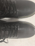 百麗黑曜石勇士厚底休閑加絨靴子戶(hù)外工裝馬丁靴A1764DD4 黑絨里 40 曬單實(shí)拍圖