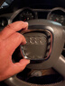 麗田適用于奧迪A6LQ5Q7A8A4L方向盤(pán)蓋標電鍍方向盤(pán)標四環(huán)標喇叭蓋標 A6L(05--11款)方形標 曬單實(shí)拍圖