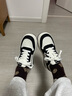 達芙妮女士休閑鞋厚底熊貓鞋百搭軟底舒適平底顯瘦運動(dòng)板鞋女 黑色 38 曬單實(shí)拍圖