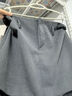 LILY2025秋新款格雷系學(xué)院風(fēng)氣質(zhì)通勤防走光A字半身裙灰色短裙女 501灰色 L 曬單實(shí)拍圖