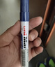 uni三菱（uni）油性記號筆520F圓頭婚禮簽名筆 1.0-3.0mm藍色 單支裝 曬單實(shí)拍圖