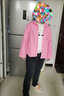 婍妡高品質(zhì)工藝制作設計感背后開(kāi)叉玫粉色棉寬松長(cháng)袖襯衣2025春季百搭 粉色 S (斤內) 曬單實(shí)拍圖