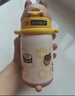 babycare兒童保溫杯嬰兒小松鼠寶寶1-3歲不銹鋼吸管水杯壺學(xué)生上學(xué)300ml 曬單實(shí)拍圖