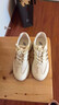 百麗周雨彤同款小金甘2025新復古女商場(chǎng)休閑鞋A8D1DCM5 米色/金色 36 曬單實(shí)拍圖
