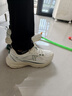 特步絕塵6跑鞋女運動健身跑步復古經(jīng)典百搭減震回彈厚底增高鞋 帆白/絲絨松木色 38 曬單實拍圖