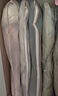 EACHY衣服防塵罩加厚西服大衣防塵罩羽絨服衣物防塵袋掛衣袋-粉大5個(gè)裝 曬單實(shí)拍圖