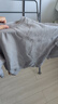馬登工裝美式灰色太空棉衛衣無(wú)帽圓領(lǐng)空氣層寬松打底長(cháng)袖上衣男秋 淺灰色 XL 曬單實(shí)拍圖
