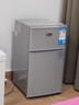 志高（CHIGO）小冰箱迷你小型家用冷藏冷凍兩用宿舍出租房用雙門(mén)辦公室電冰箱節能省電 【店長(cháng)推薦】48L銀色【三天約一度電】 曬單實(shí)拍圖