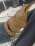 比音勒芬【棉感親膚】春秋季時(shí)尚休閑運動(dòng)撞色拼接半拉鏈立領(lǐng)長(cháng)袖衛衣男士 10淺咖 L 曬單實(shí)拍圖