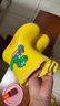 牧萌兒童雨鞋男童女童防水立體寶寶防滑耐磨卡通雨靴 挖掘機恐龍 19碼 曬單實(shí)拍圖