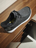 斯凱奇（Skechers）閃穿鞋男鞋秋季休閑鞋一腳蹬商務(wù)板鞋軟底豆豆鞋帆布鞋210959 曬單實(shí)拍圖