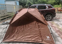 駱駝（CAMEL）云沙戶(hù)外帳篷兩門(mén)兩窗全自動(dòng)帳便攜露營(yíng)加大裝備過(guò)夜遮陽(yáng)防曬 椰殼棕色 涂銀防曬  135BA6B003 均碼 曬單實(shí)拍圖