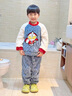 G.DUCKKIDS小黃鴨兒童睡衣男童秋冬法蘭絨小童家居服寶寶加厚珊瑚絨保暖套裝 聯(lián)名奧特曼藍色 110 尺碼4~5歲【100-110cm】 曬單實(shí)拍圖