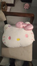 紡寵園正版hellokitty公仔抱枕貓咪玩偶靠墊毛絨玩具凱蒂貓布娃娃禮物女 粉色KT 【正版授權】40*30厘米 曬單實(shí)拍圖