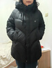 纖莉秀【90鴨絨加厚羽絨服】大碼女裝寬松保暖外套胖mm2025冬新款4014 黑色 2XL 曬單實(shí)拍圖