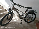 鳳凰官方旗艦店山地自行車(chē)男女青少年山地車(chē)兒童自行車(chē)學(xué)生單車(chē) 星際3 變速輻條輪-銀黑【貨架車(chē)燈】 22英寸（建議身高140-170cm） 曬單實(shí)拍圖