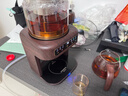 金士百 GINSBER煮茶壺養生壺萃茶蒸汽煮茶器全自動(dòng)家用智能淋沖式一體機多功能自動(dòng)上水辦公室商務(wù)送禮 【不銹鋼噴淋】蒸汽萃茶丨自動(dòng)上水（木紋色） 曬單實(shí)拍圖