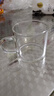玻璃彩色把手杯品茗杯花茶套裝茶杯防爆耐熱小把杯100ml 4只裝（透明把） 曬單實(shí)拍圖