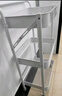 卓博落地置物架推車(chē)客廳收納架零食架儲物架廚房層架SJ15白3層帶扶手 曬單實(shí)拍圖