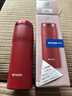 虎牌（TIGER）商務(wù)辦公保溫杯大容量進(jìn)口男女便攜水杯MJF-A048-RFT殷紅色480M 曬單實(shí)拍圖