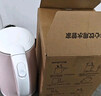 美的（Midea）電熱水壺電水壺燒水壺雙層防燙價(jià)保11.11 0涂層 食品級304不銹鋼1500W快速沸騰1.7L大容量 HJ1705 曬單實(shí)拍圖