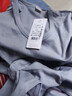 紅豆正品】純棉男士秋衣秋褲全棉春秋款保暖內衣套裝打底衫保暖棉毛衫 淺灰色圓領(lǐng)套裝\襯衣和襯褲/ XL 175(推薦130-150斤) 曬單實(shí)拍圖