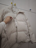 優(yōu)衣庫女裝無(wú)縫羽絨連帽外套/外套夾克25秋冬新款478577 01 乳白色 S /155/80A 曬單實(shí)拍圖