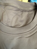 蕉下（beneunder）長(cháng)袖T恤男士衛衣氣絨服保暖打底衫圓領(lǐng)寬松舒適CL010石墨灰L 曬單實(shí)拍圖