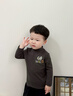 MQDMINI童裝兒童打底衫春秋男女童T恤上衣百搭休閑寶寶衣服 曬單實(shí)拍圖