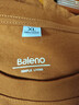 班尼路（Baleno）短袖260G重磅純棉基礎款t恤男圓領(lǐng)短袖舒適百搭寬松美式潮牌半袖 【純棉】-橙#純色 XL 曬單實(shí)拍圖