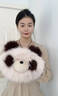 LNGA LANDGRE熱水袋充電防爆毛絨可愛(ài)熊貓暖水袋女暖寶寶敷肚子電熱寶暖手寶 黑白熊貓【可插手 可拆洗】 曬單實(shí)拍圖