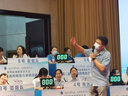 崎雨峰 短袖T恤夏季定制工作服印字翻領(lǐng)男女團體服班服同學會廠服工裝廣告文化衫寬松LOGO上班t恤 湖藍色1919 L 曬單實拍圖