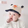 愛(ài)寶適嬰兒帽子寶寶春秋遮陽(yáng)棒球帽兒童鴨舌帽新生兒太陽(yáng)帽B1711藏青 曬單實(shí)拍圖