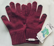 恒源祥100%純羊毛針織毛線(xiàn)手套冬季保暖加厚騎行防寒觸屏手套生日禮物 酒紅 均碼 曬單實(shí)拍圖