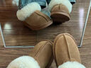 厚底雪地靴女毛毛拖鞋女外穿2026新款冬季包頭半拖鞋加絨保暖棉拖 黃棕色【升級款專(zhuān)柜版】 35 曬單實(shí)拍圖