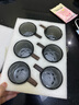 微光里小茶杯6個(gè)品茗杯套裝家用待客小茶杯耐熱玻璃茶具喝茶杯子帶把手 觀(guān)山煙灰木把茶杯【6只】（無(wú)托盤(pán)） 曬單實(shí)拍圖