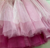 巴拉巴拉兒童短裙女童漸變網(wǎng)紗裙秋季蓬蓬裙 粉紅60025 100 cm 曬單實(shí)拍圖