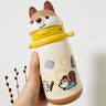 babycare兒童保溫杯嬰兒小松鼠寶寶1-3歲不銹鋼吸管水杯壺學(xué)生上學(xué)450ml 曬單實(shí)拍圖