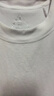 拇指白小T熱力稀土男士長(cháng)袖T恤秋冬新品百搭保暖舒適體恤衫 男款皓白 XL 曬單實(shí)拍圖