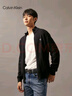 Calvin KleinJeans秋冬男女情侶ck休閑通勤刺繡立領(lǐng)拉鏈針織開(kāi)衫毛衣J326796 BEH-太空黑 M 曬單實(shí)拍圖