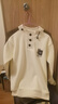 茄克斯衛衣男長(cháng)袖秋冬款奧粒絨加厚保暖上衣潮流百搭半高領(lǐng)T恤打底衫 米白色 3XL 曬單實(shí)拍圖