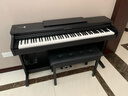 卡瓦依（KAWAI）電鋼琴立式逐級重錘88鍵鋼琴鍵盤(pán) 卡哇伊KDP120專(zhuān)業(yè)考級數碼樂(lè )器 KDP120GR檀木色全套+琴凳禮包 曬單實(shí)拍圖