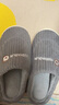 俞兆林（YUZHAOLIN）棉拖鞋男女冬季居家保暖棉拖鞋 YG307 曬單實(shí)拍圖