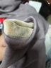 貓人（MiiOW）保暖內衣女款加絨加厚半高領(lǐng)發(fā)熱中老年秋衣秋褲套裝女士棉毛套裝 【特厚 嬰兒絨 純棉透氣表層】柔霧紫 XL 【建議重120-140斤】 曬單實(shí)拍圖
