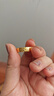 中銀億金錘紋黃金戒指女男足金古法對戒求結婚生日情人節禮物送女友老婆 足金祥云錘紋戒指男款 金重約5.7g 曬單實(shí)拍圖