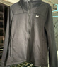 安德瑪（Under Armour）夾克UA 男女情侶防風(fēng)山系戶(hù)外運動(dòng)訓練健身夾克外套 1371593-002 三合一經(jīng)典黑/女款 M 曬單實(shí)拍圖