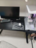 戟創(chuàng  )AGKey-K1 PRO電動(dòng)升降桌電競電腦桌實(shí)木臺式家用可裝機械臂碳纖維 【黑】ENF級環(huán)?！ず撩准壣?160*75*75cm 曬單實(shí)拍圖