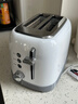 膳魔師（THERMOS）早餐機多士爐三明治機烤面包機華夫餅機吐司機多功能家用全自動(dòng)小型6檔自動(dòng)彈出不銹鋼雙面烘烤 【自動(dòng)烘烤】象牙白 曬單實(shí)拍圖
